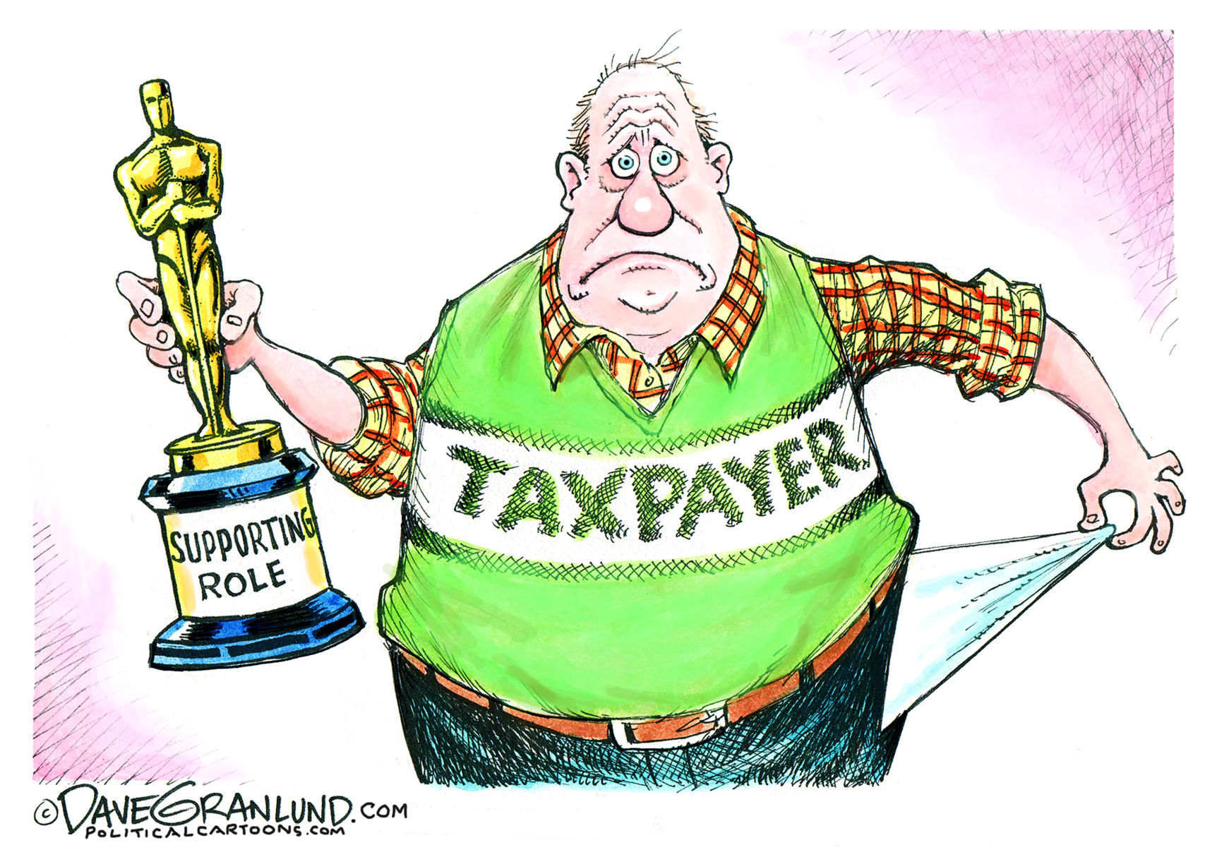 Oscar for US taxpayers by Dave Granlund, PoliticalCartoons.com